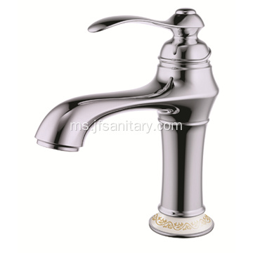 Single Lever Basin Mixer Chrome dengan Seramik